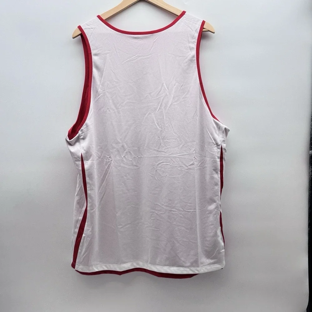 Nike Basketball Jersey Men's XXL Reversible Red And White Sleeveless Shirt